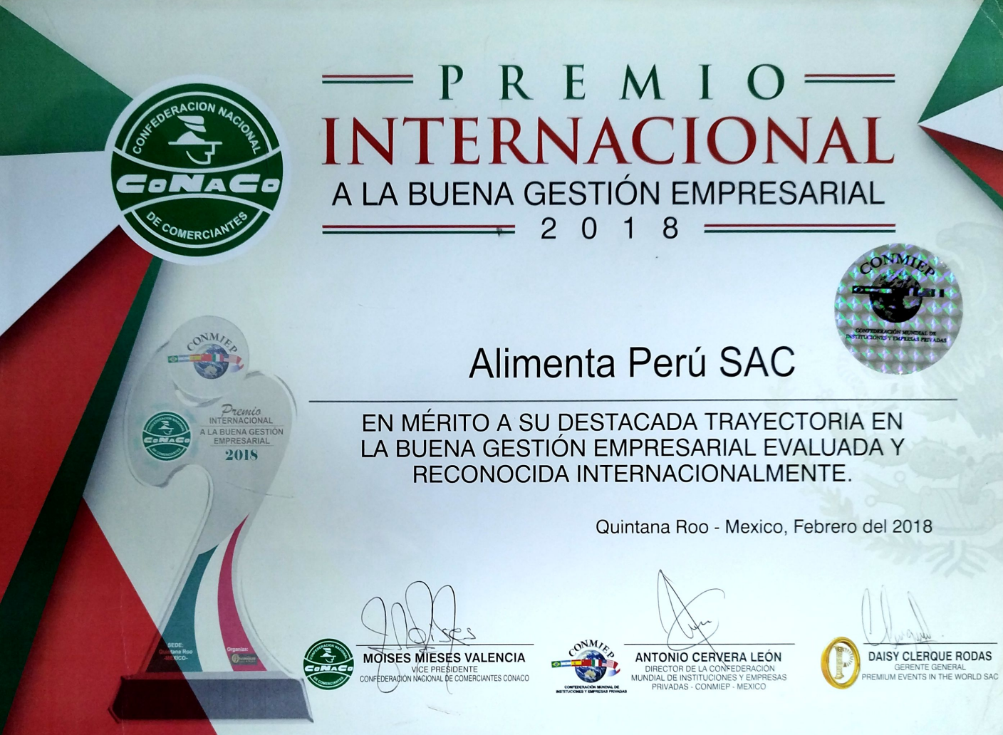 Premio Internacional
